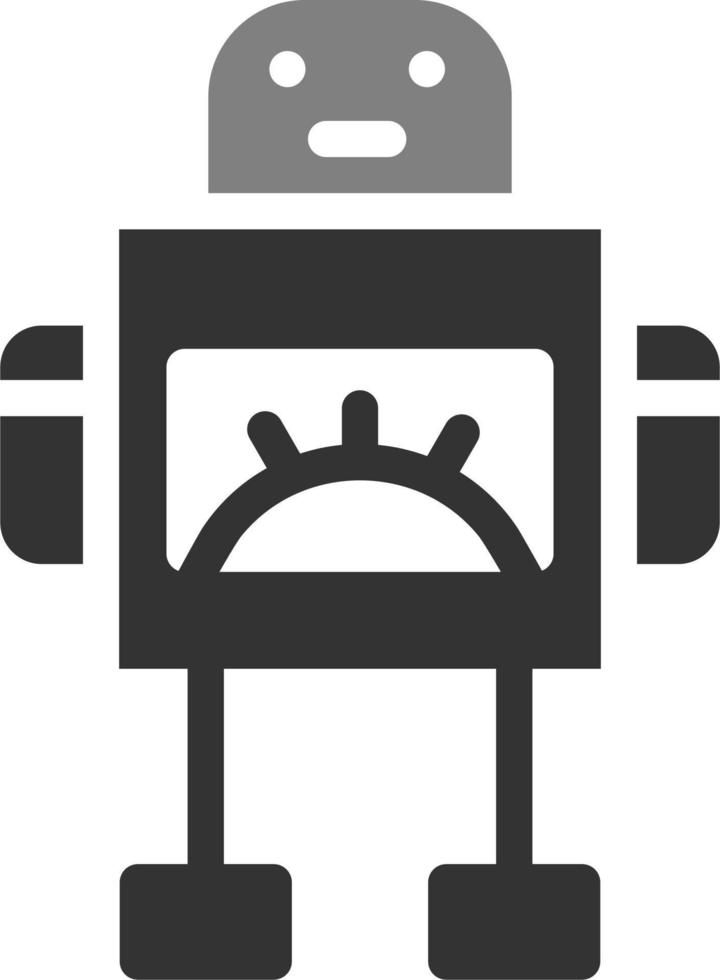 icono de vector de robot