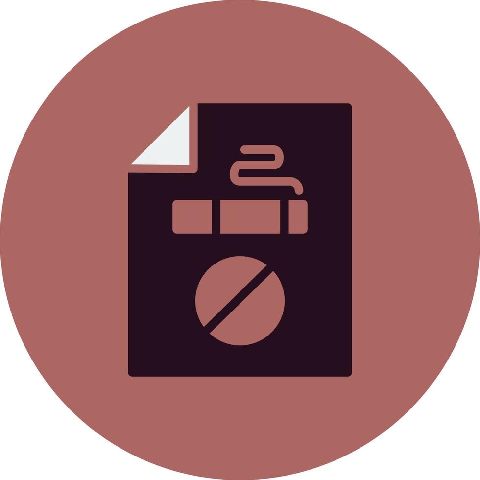 No Smoking Vector Icon