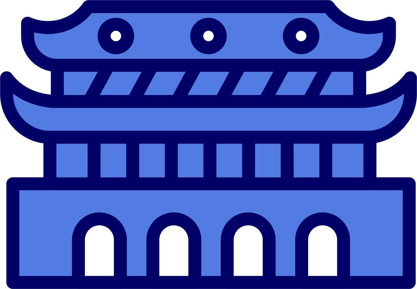 Forbidden City Vector Icon