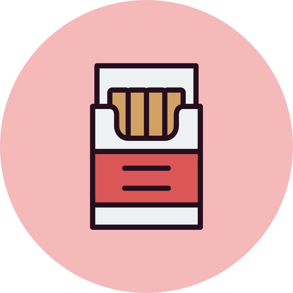 Cigarette Box Vector Icon