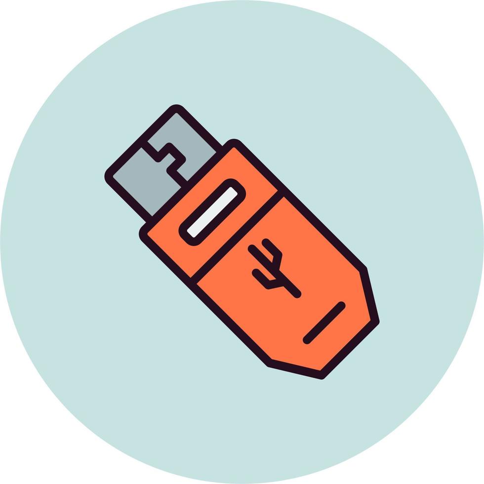 icono de vector de usb