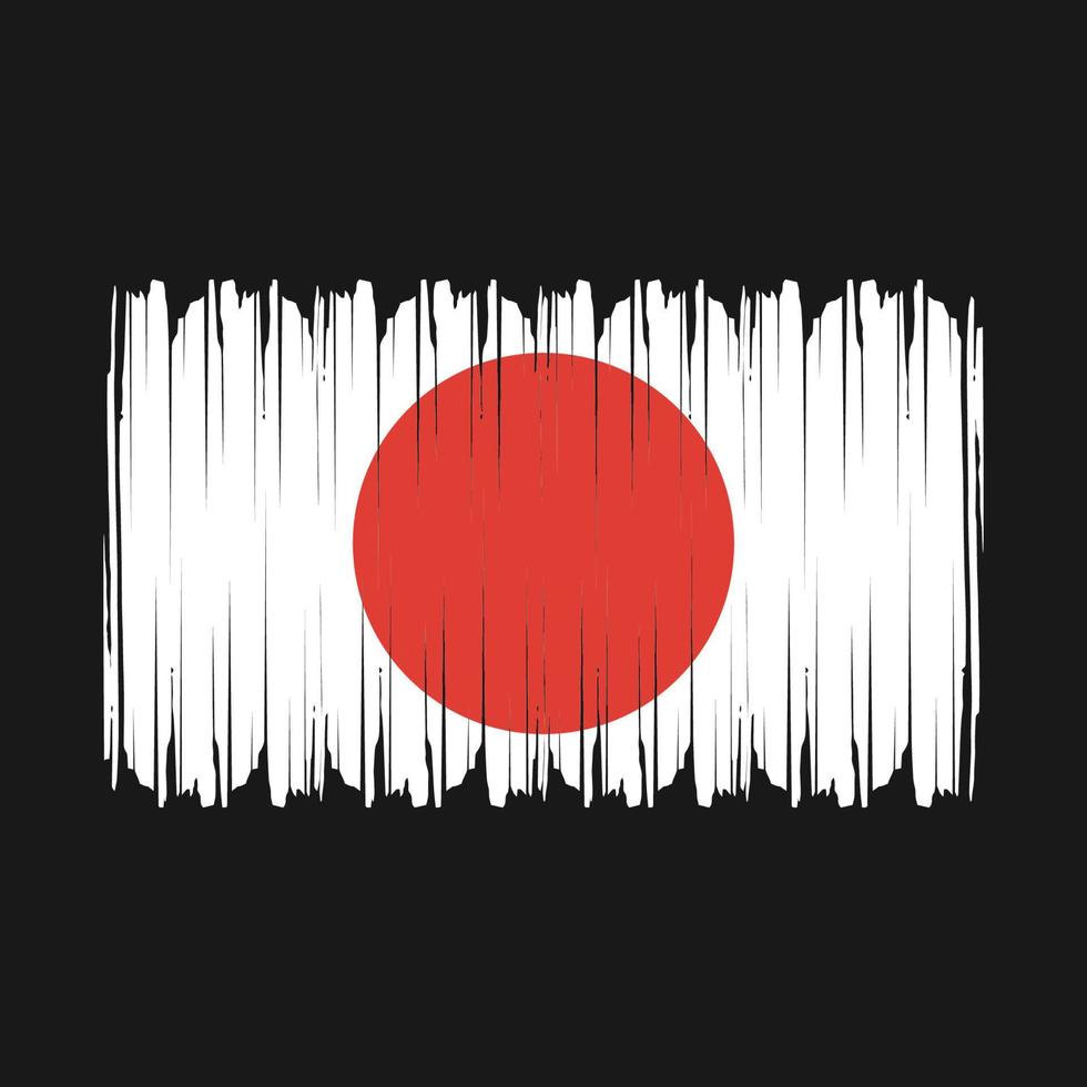 vector de bandera de japón