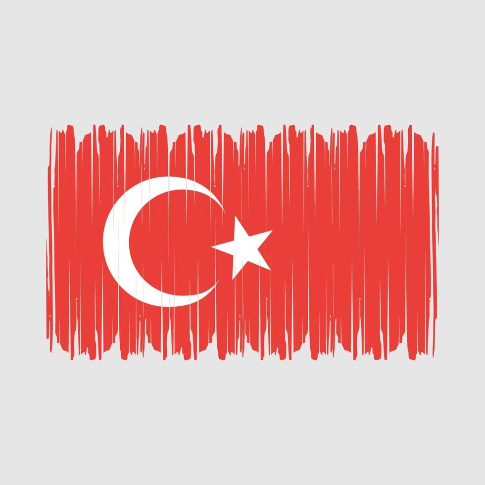 Turkey Flag Vector