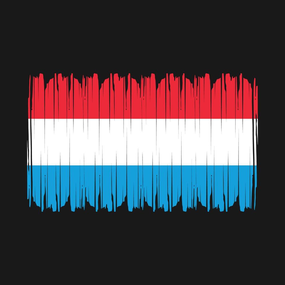 Luxembourg Flag Vector