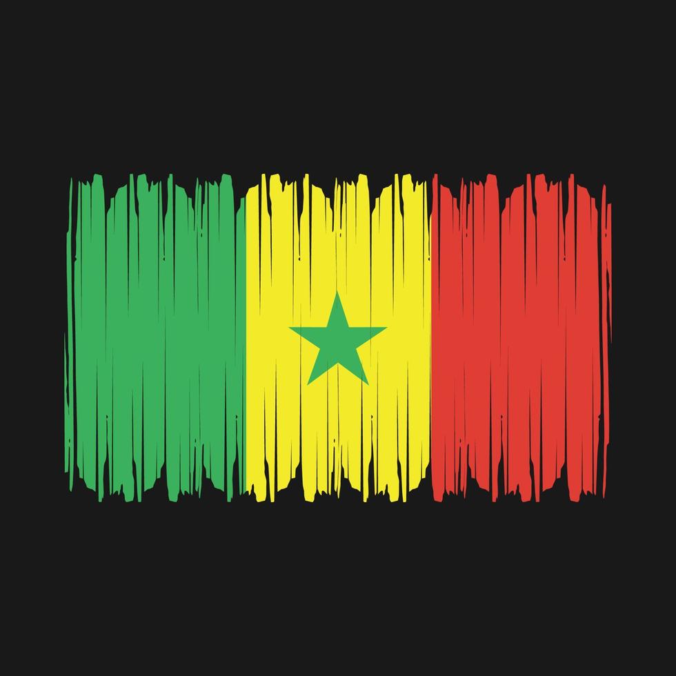 Senegal Flag Vector