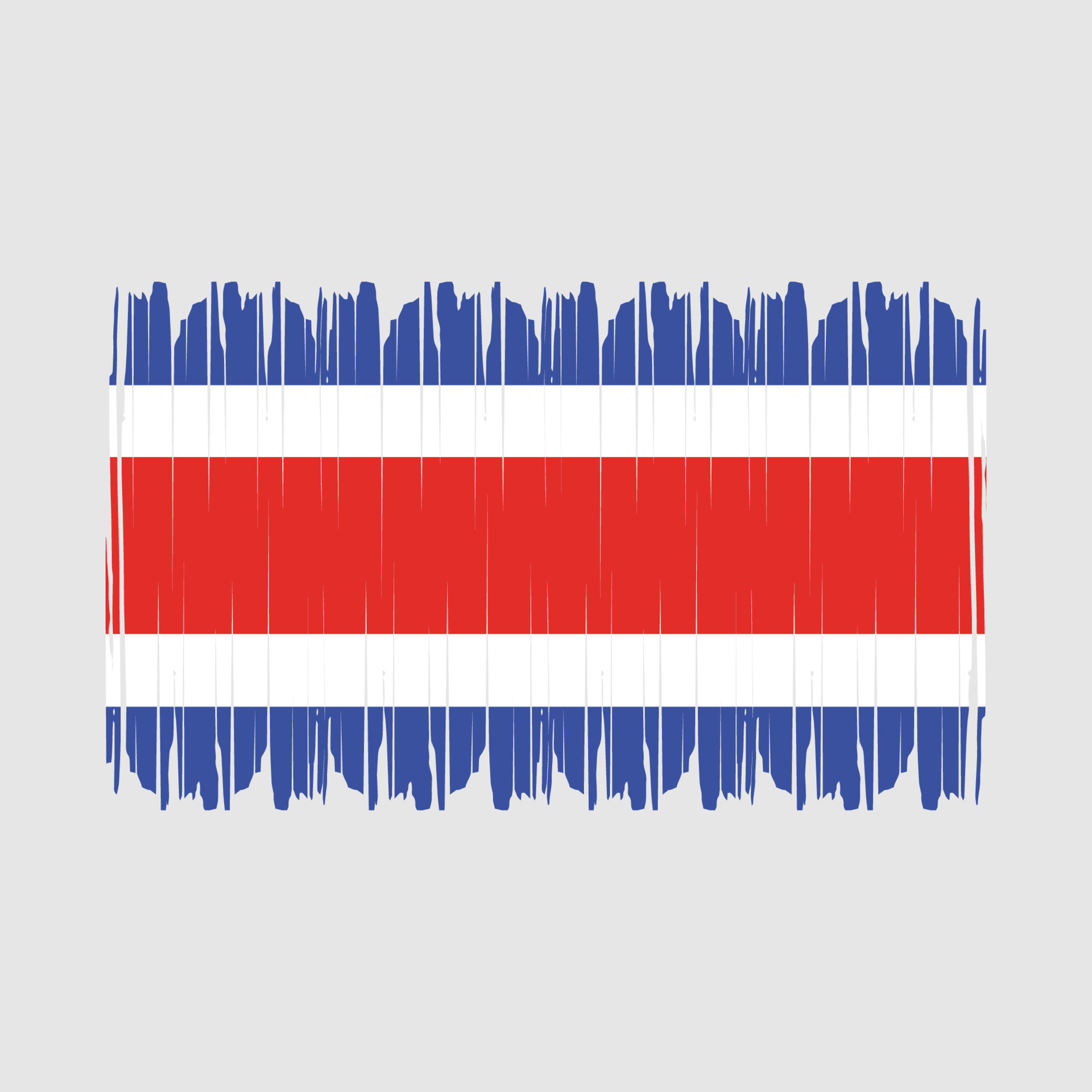 Costa Rica Flag Vector 20834386 Vector Art at Vecteezy