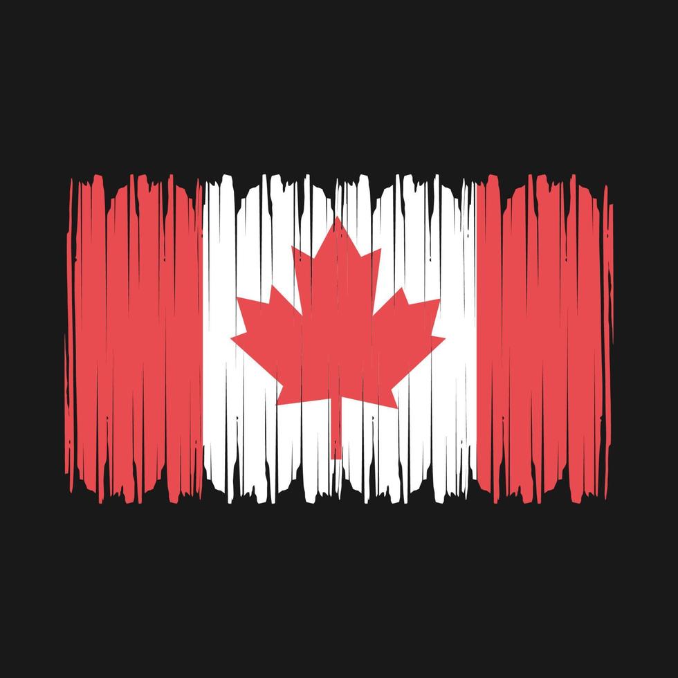 vector de bandera de canadá