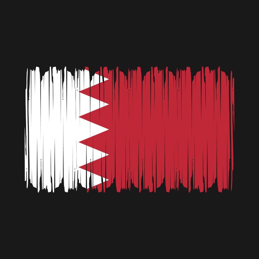 Bahrain Flag Vector