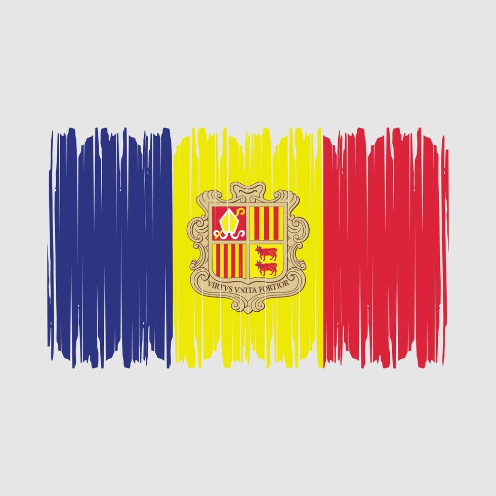 Andorra Flag Vector