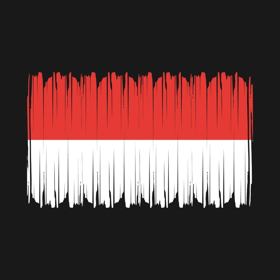 vector de bandera de indonesia