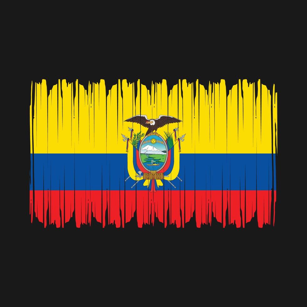 Ecuador Flag Vector
