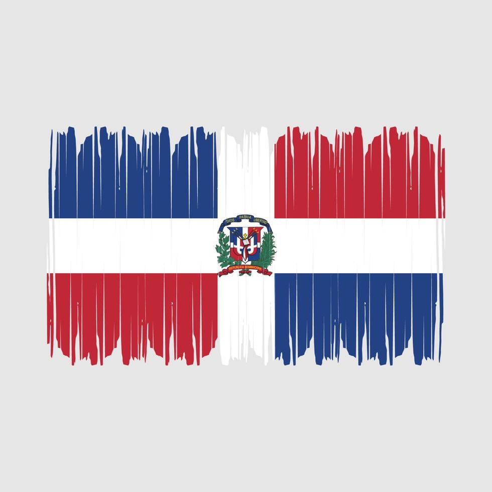 Dominican Republic Flag Vector