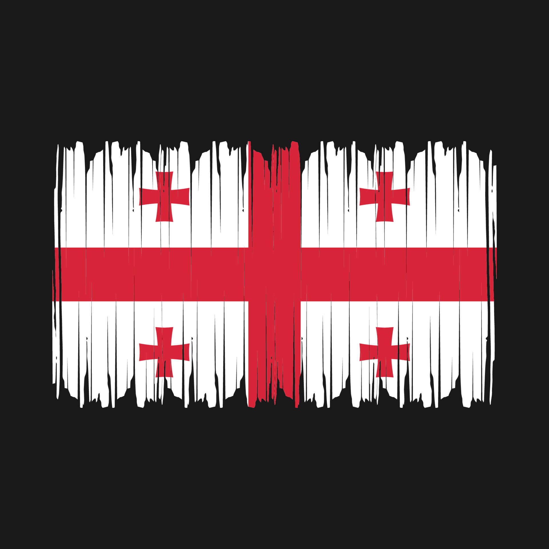 Georgia Flag Vector 20834483 Vector Art at Vecteezy