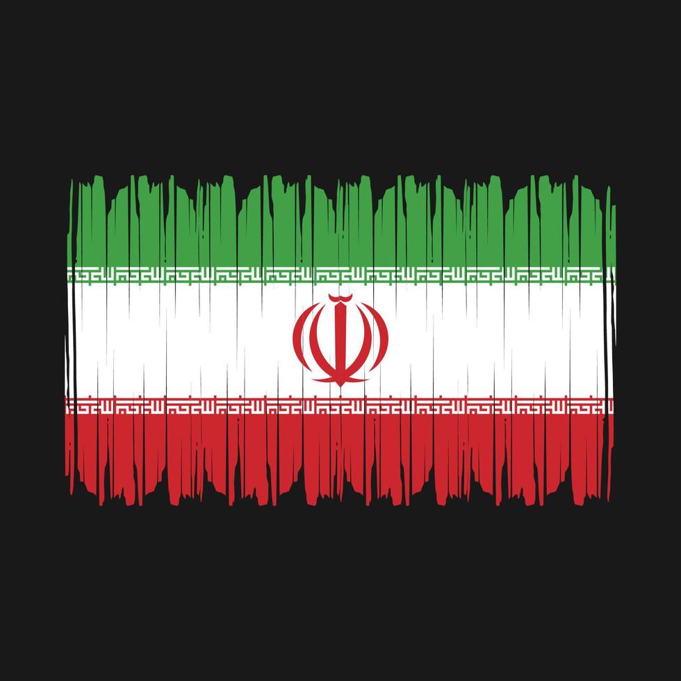 Iran Flag Vector