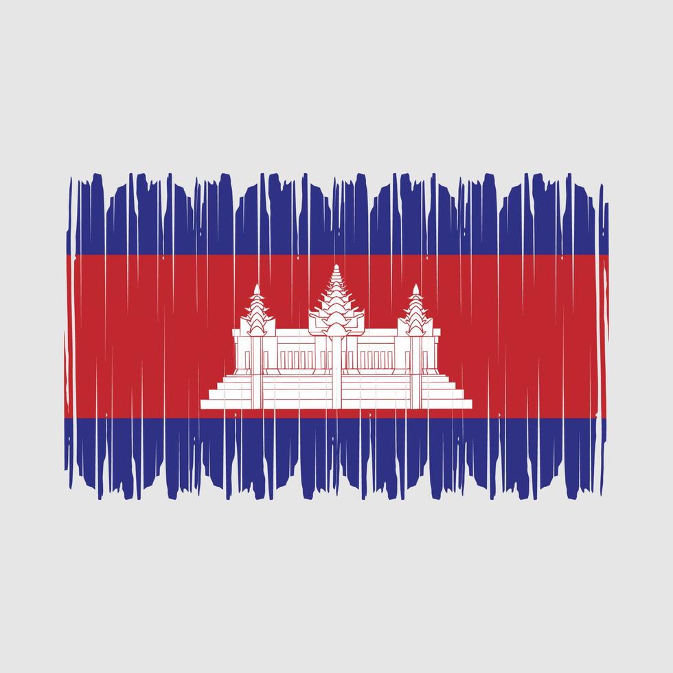 Cambodia Flag Vector