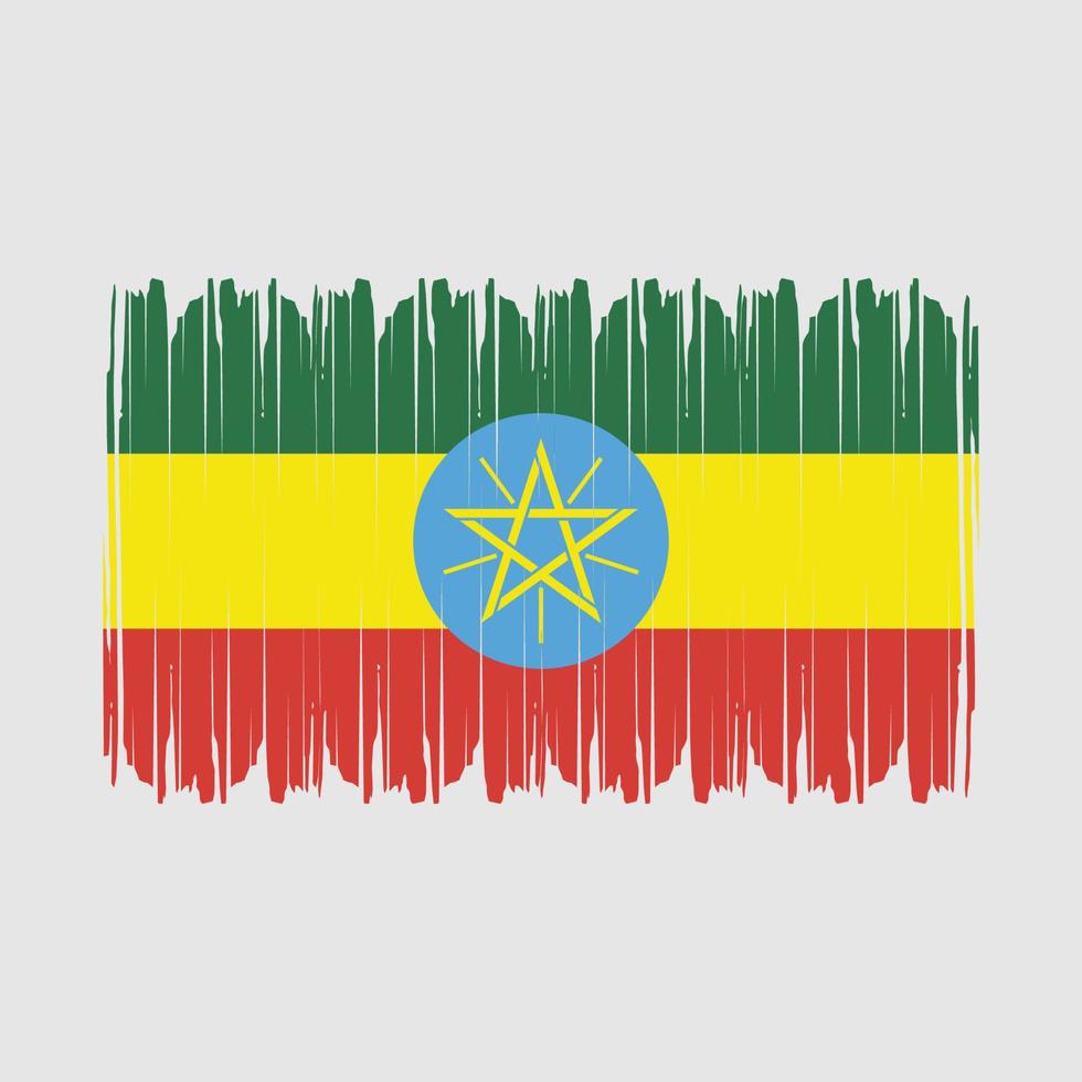 Ethiopia Flag Vector