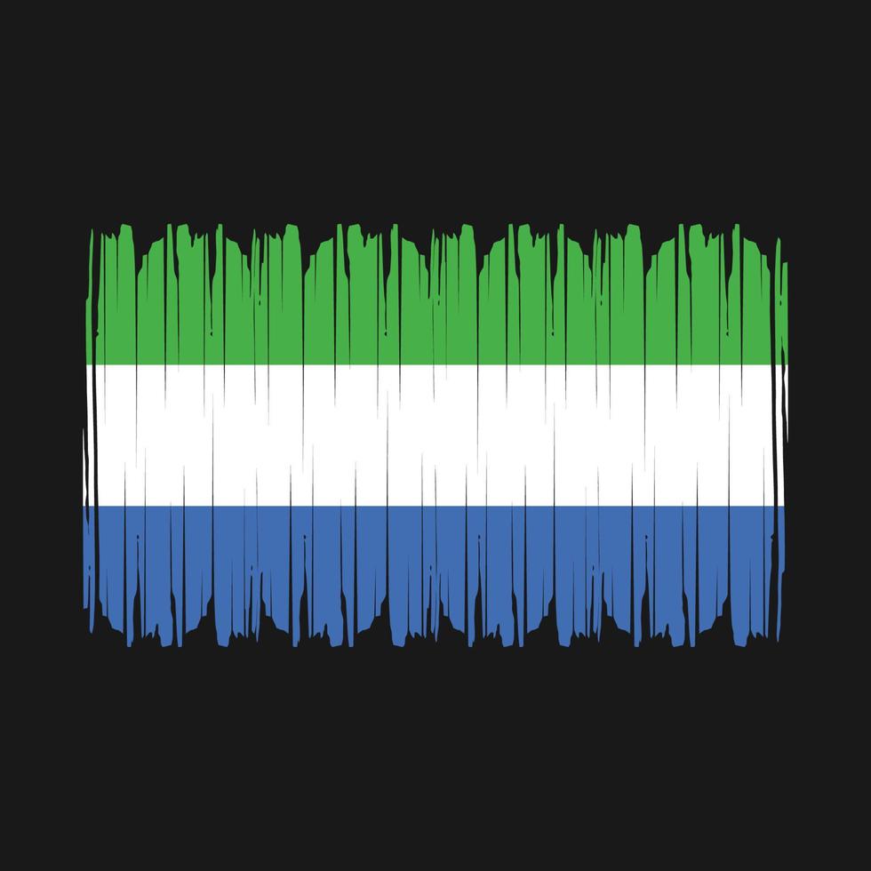 Sierra Leone Flag Vector