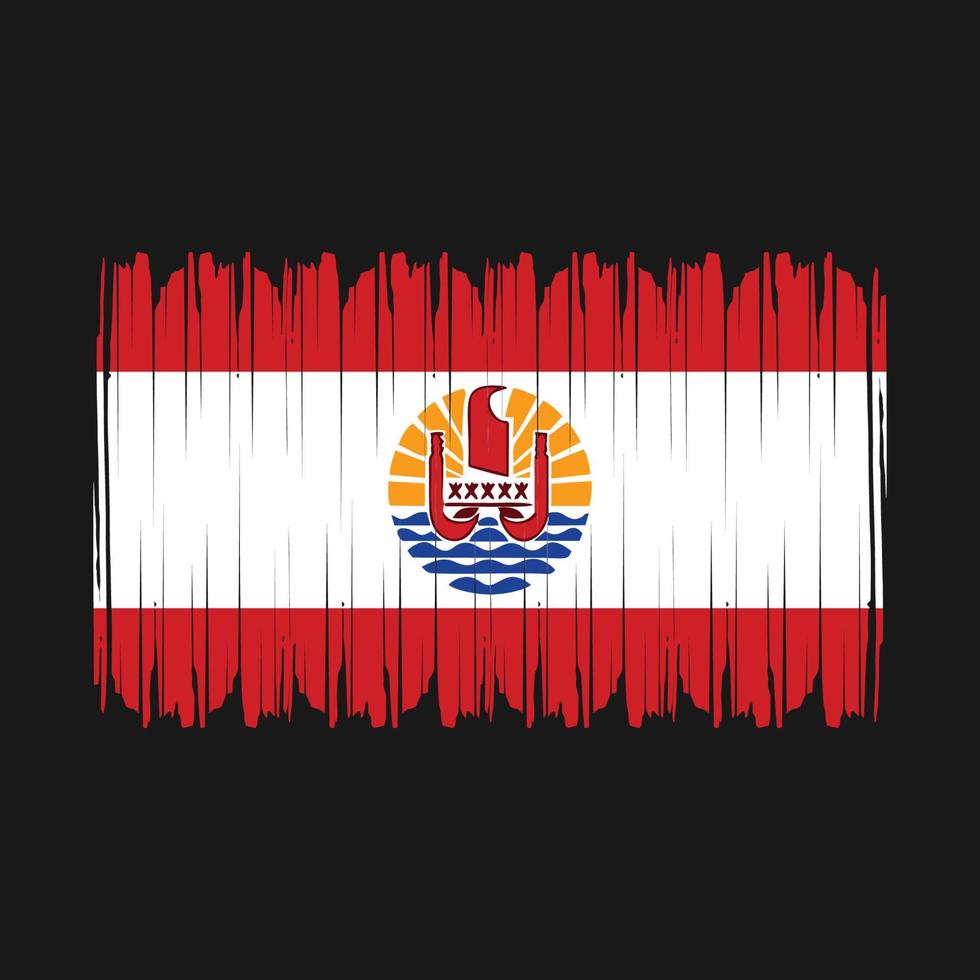 French Polynesia Flag Vector