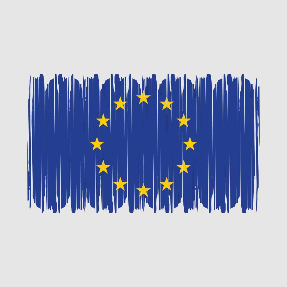 europeo bandera vector