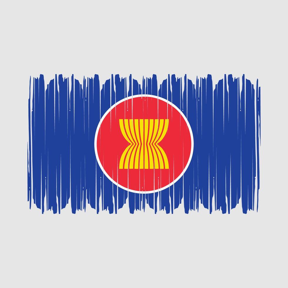 asean bandera vector