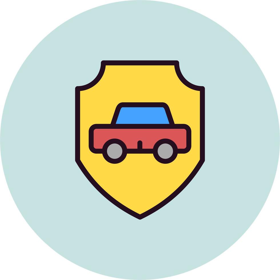 Car Insurance Vector Icon