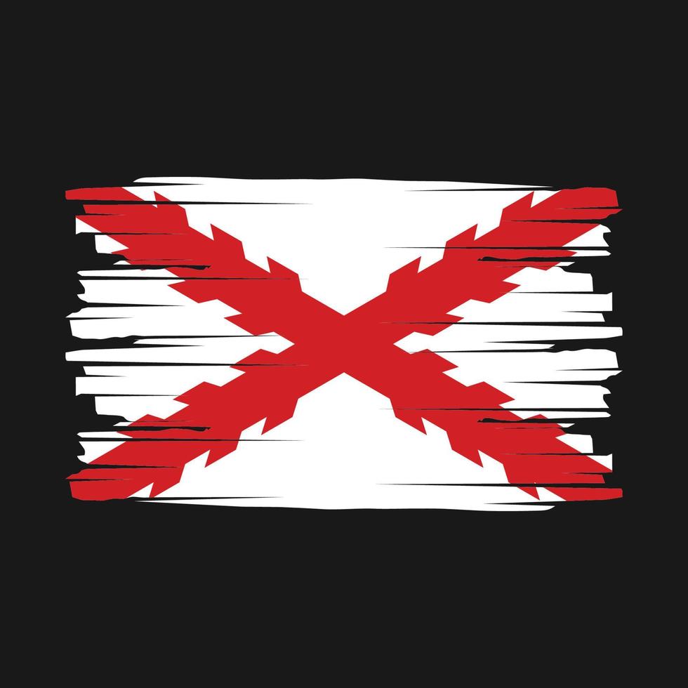 Spain Flag Brush Vector