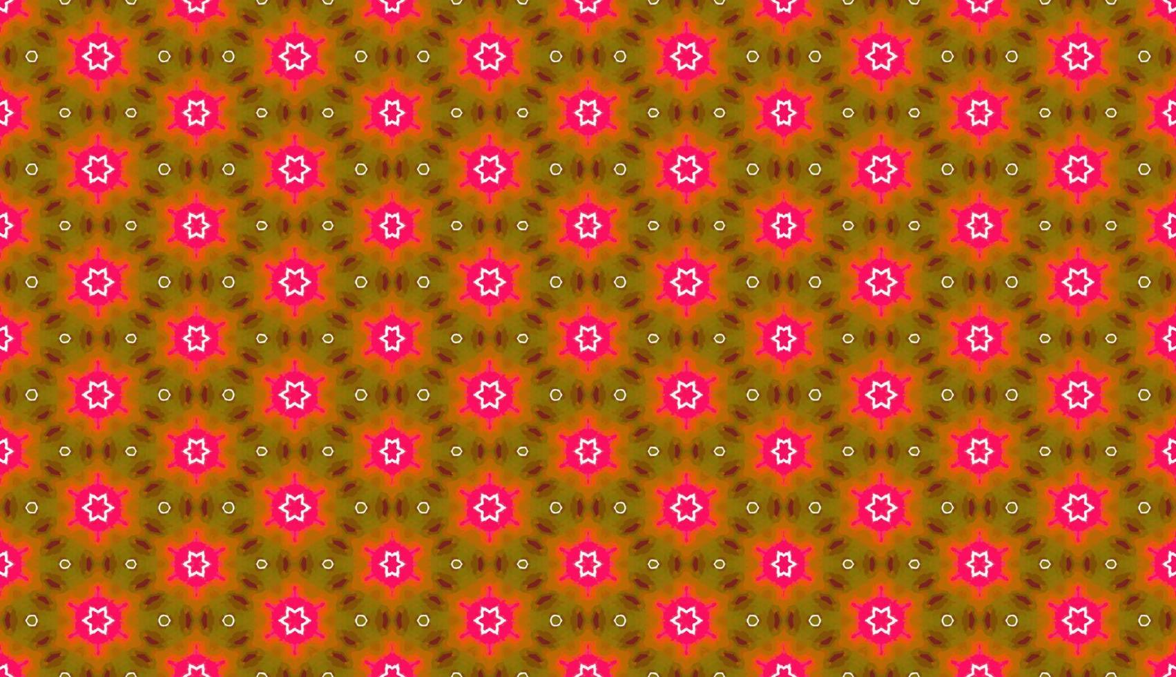 Abstract seamless pattern, seamless wallpaper, seamless background designed for use for interior, wallpaper, fabric, curtain, carpet, clothing, Batik, satin, background, illustration, Embroidery style vector