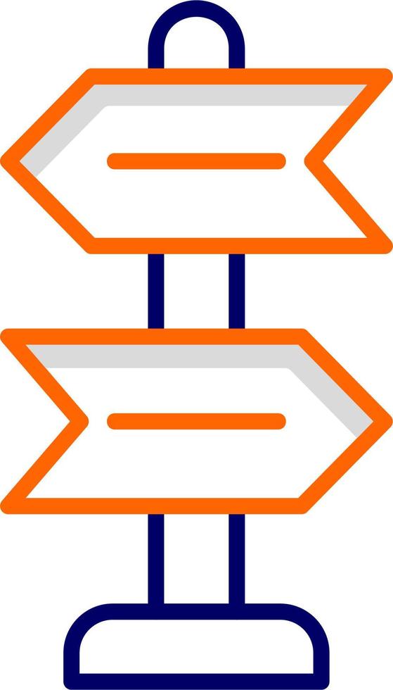 Sign Post Vector Icon