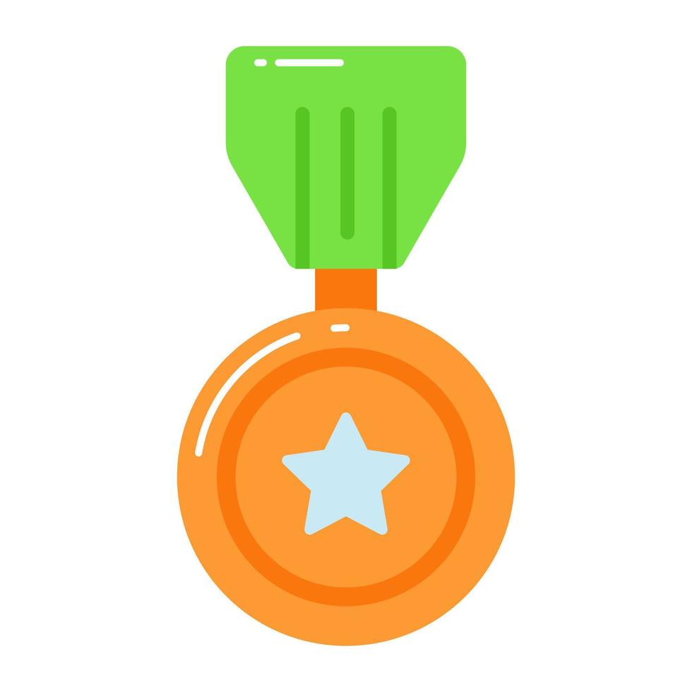 Beautiful vector of award badge, icon of star badge