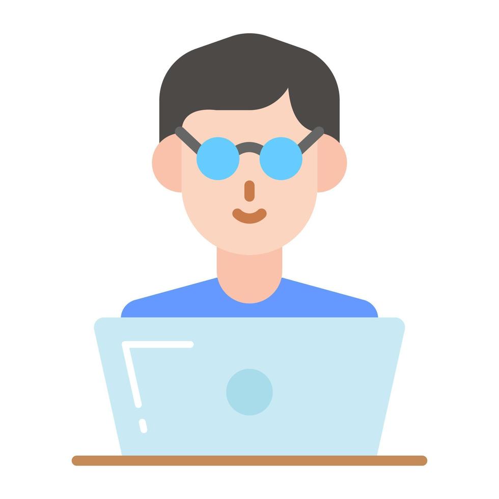 Premium vector design of programmer, professional worker avatar ...