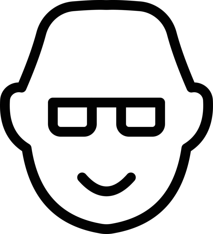 male glasses vector illustration on a background.Premium quality symbols.vector icons for concept and graphic design.