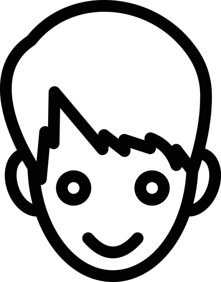 ilustración de vector de niño en un fondo. símbolos de calidad premium. iconos vectoriales para concepto y diseño gráfico.