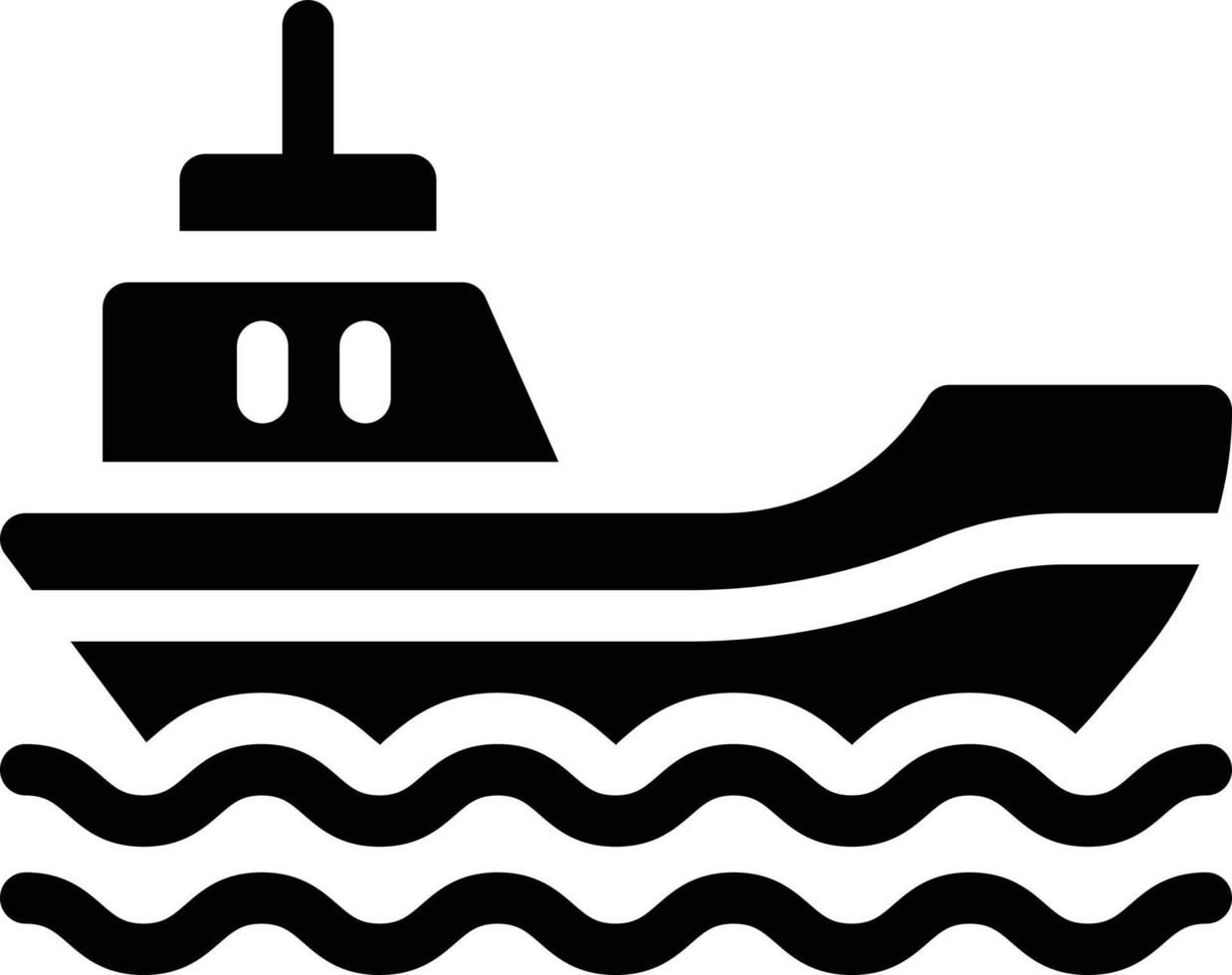 ilustración vectorial de crucero en un fondo. símbolos de calidad premium. iconos vectoriales para concepto y diseño gráfico. vector