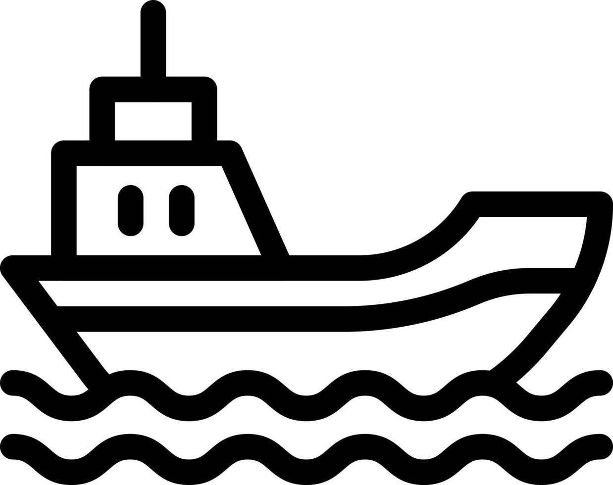 ilustración vectorial de crucero en un fondo. símbolos de calidad premium. iconos vectoriales para concepto y diseño gráfico. vector