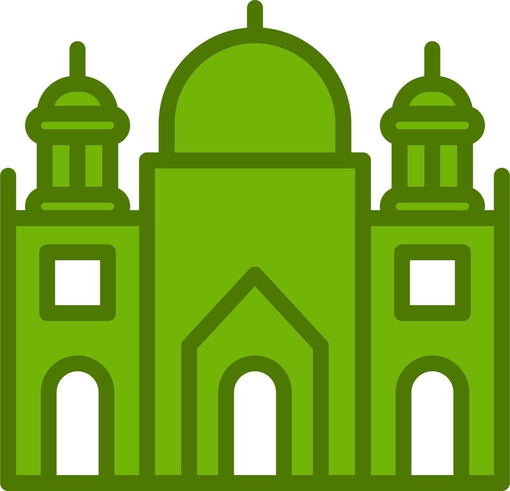 badshahi mezquita vector icono