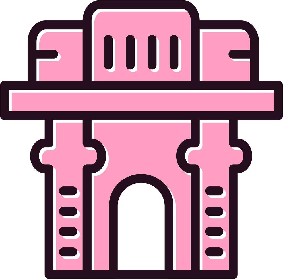 Gate Of India Vector Icon