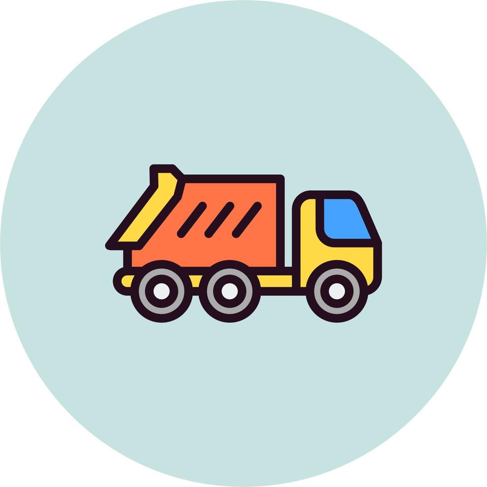 Dump Truck Vector Icon