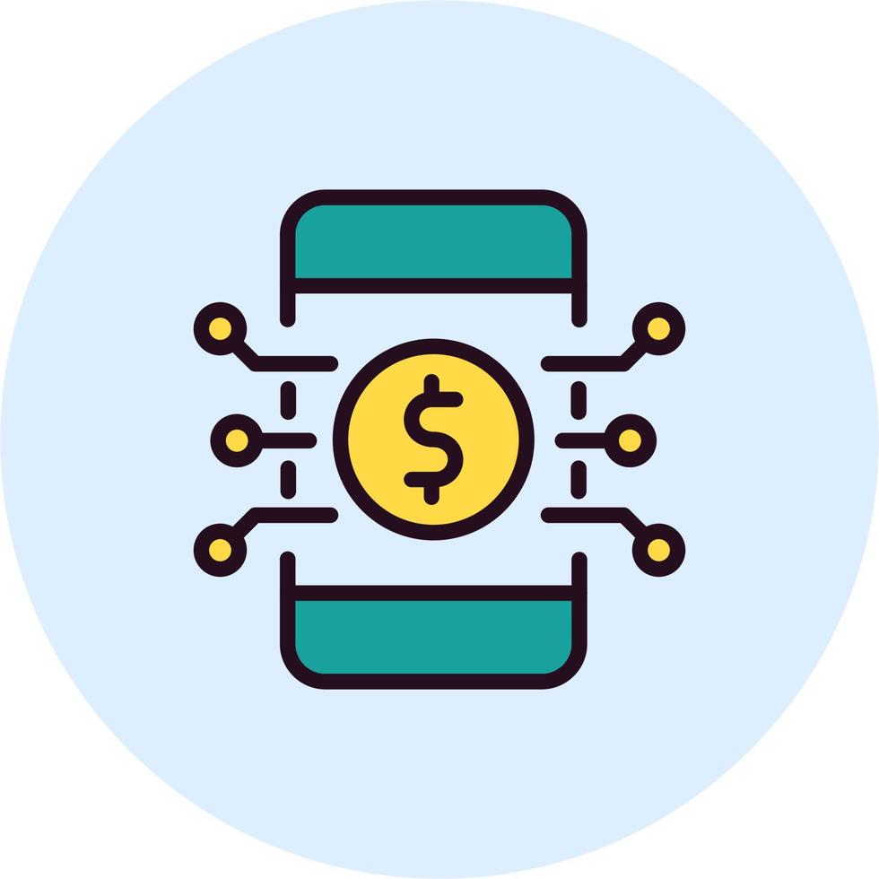 Digital Money Vector Icon