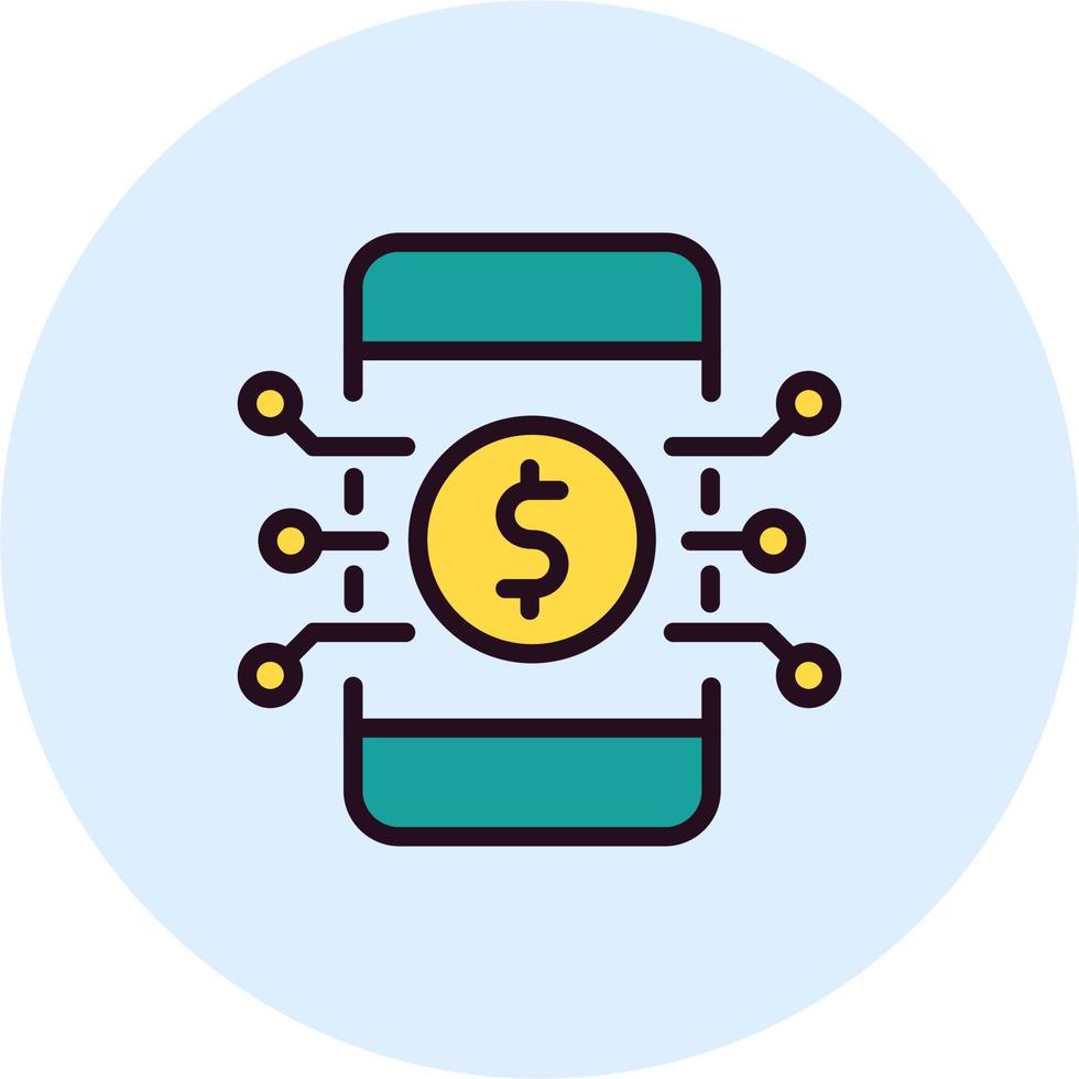 Digital Money Vector Icon