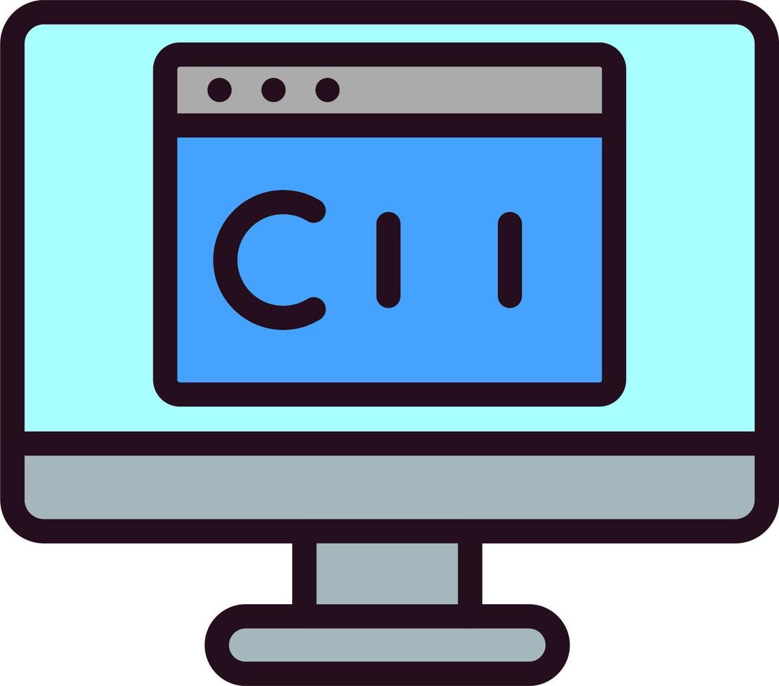 Programming Language Vector Icon