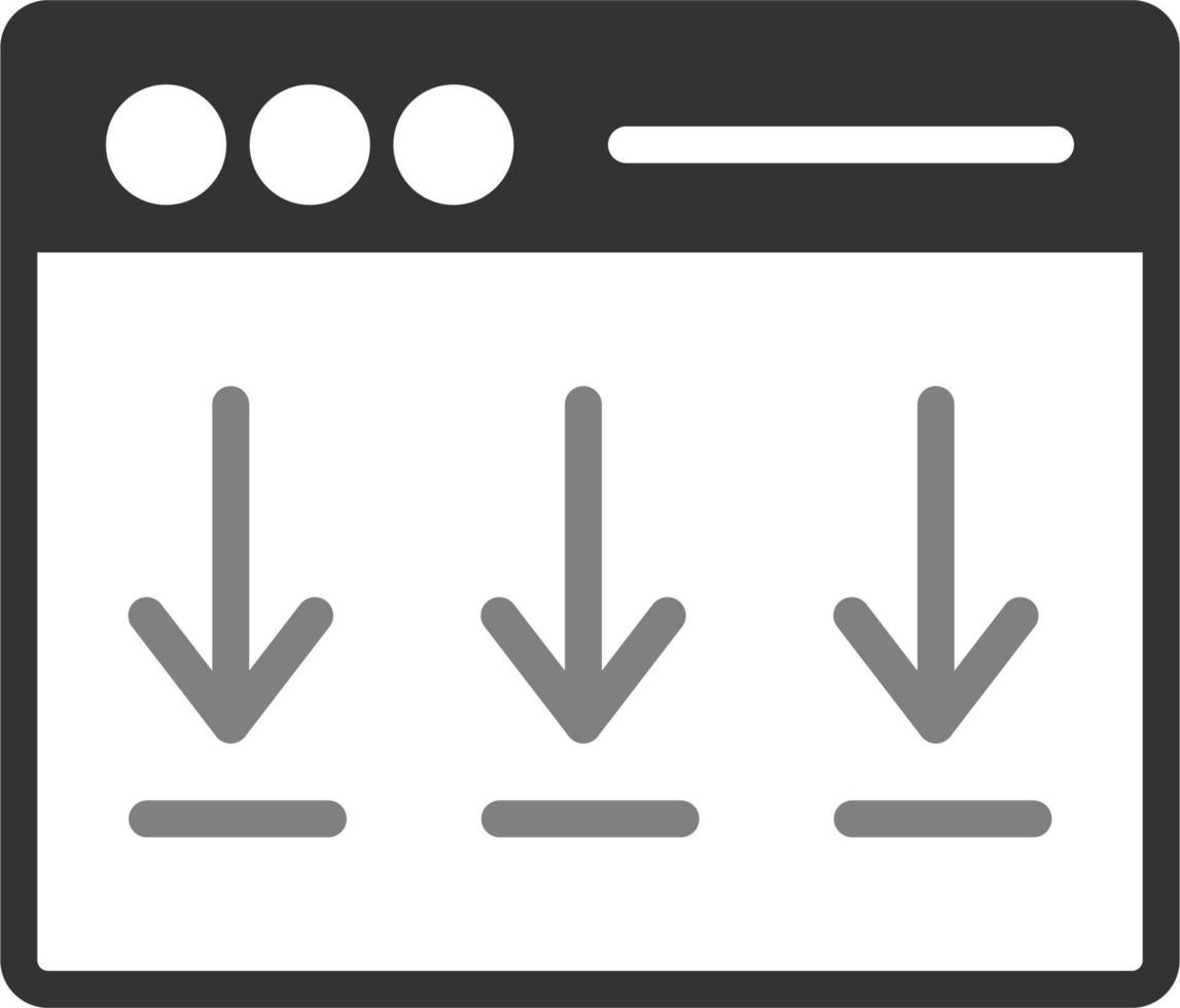 Landing Page Vector Icon