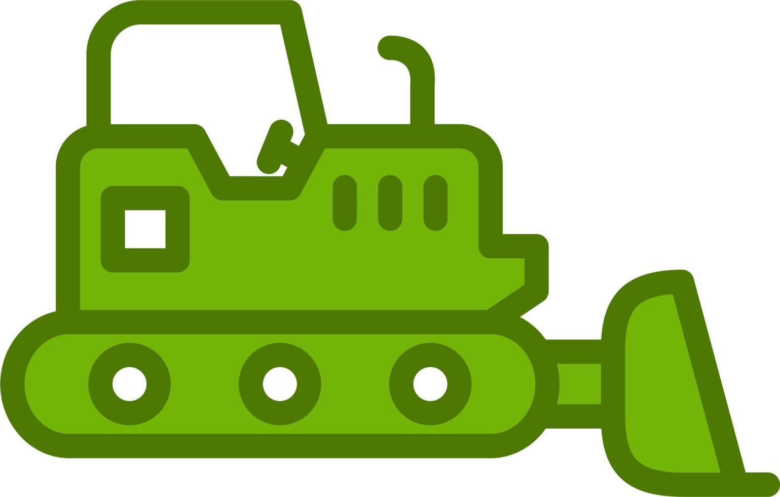 BullDozer Vector Icon