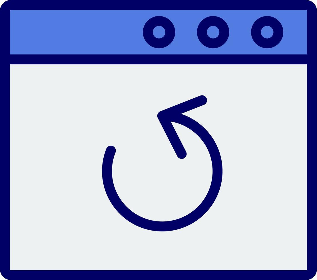 Browser Backup Vector Icon