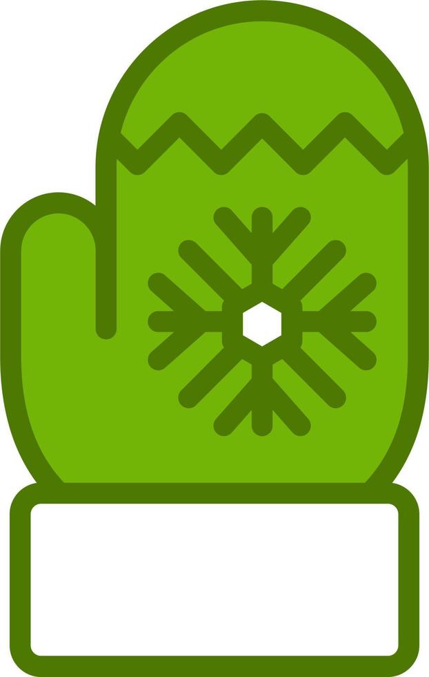 Mitten Vector Icon