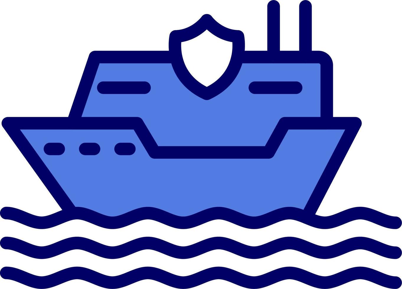 icono de vector de crucero