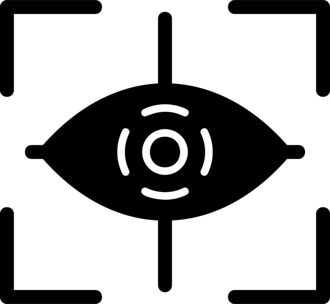 icono de vector de enfoque