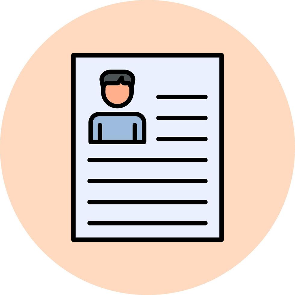 Resume Vector Icon