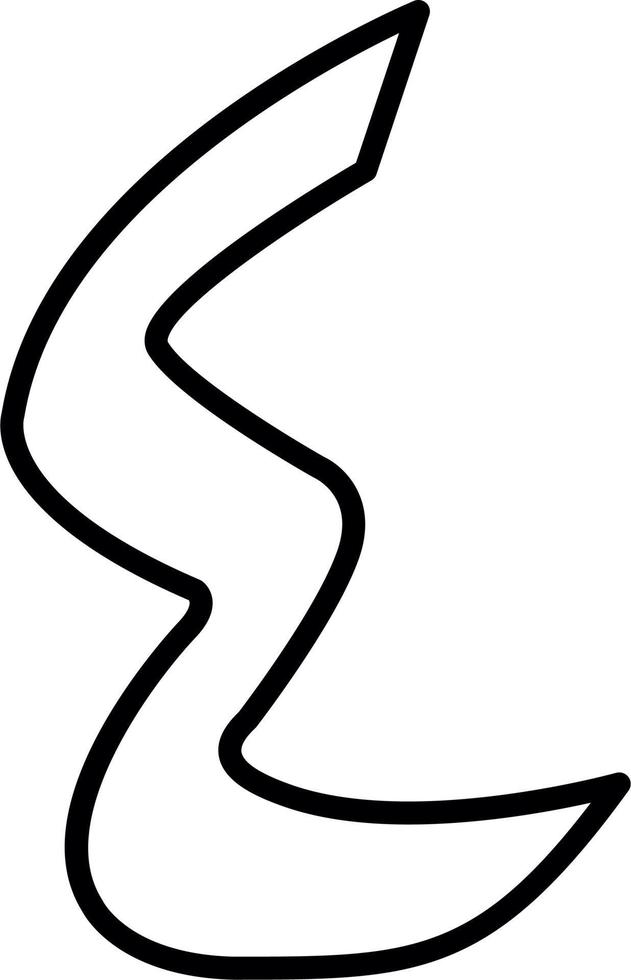 Arabic Number Four Vector Icon