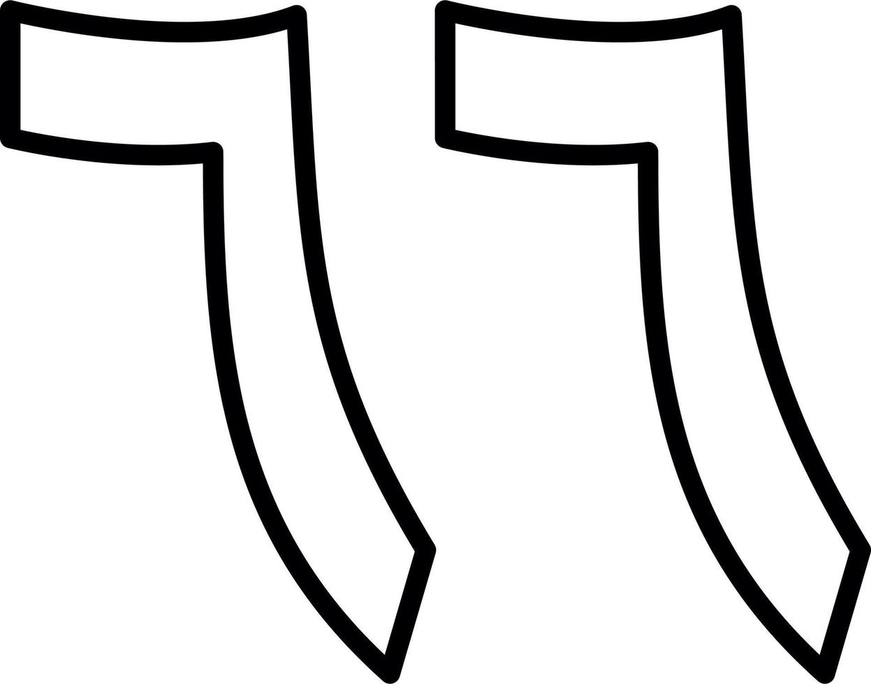 Arabic Number Sixty Six Vector Icon