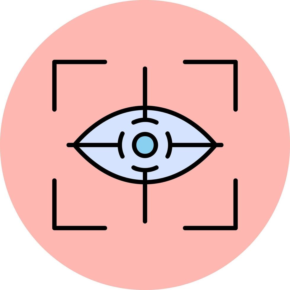 icono de vector de enfoque